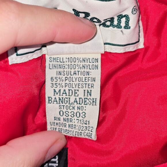 90s-Y2K Era Vintage LL Bean Black Snow Pants Kids Size S/8 - Picture 11 of 12